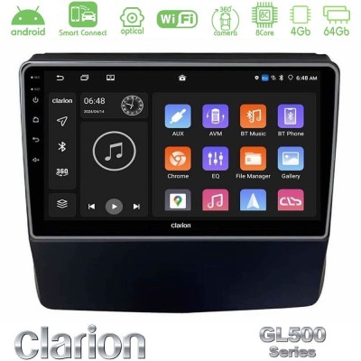 Clarion GL500 Series 8Core Android ClarionOS 4+64GB Subaru Forester/Impreza 2018-2021 Navigation Multimedia Tablet 9