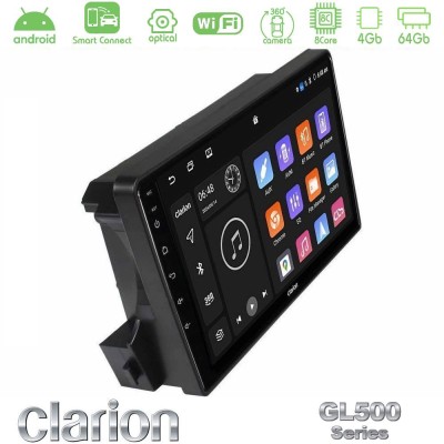 Clarion GL500 Series 8Core Android ClarionOS 4+64GB Ssangyong Actyon/Kyron 2005-2014 Navigation Multimedia Tablet 9