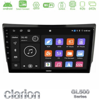 Clarion GL500 Series 8Core Android ClarionOS 4+64GB Ssangyong Rexton 2002-2006 Navigation Multimedia Tablet 9