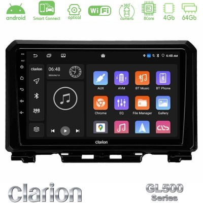 Clarion GL500 Series 8Core Android ClarionOS 4+64GB  Suzuki Jimny 2018-2022 Navigation Multimedia Tablet 9