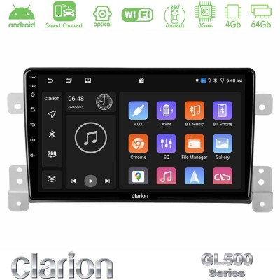 Clarion GL500 Series 8Core Android ClarionOS 4+64GB  Suzuki Grand Vitara Navigation Multimedia Tablet 9