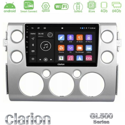 Clarion GL500 Series 8Core Android ClarionOS 4+64GB Toyota FJ 2007-2014 Navigation Multimedia Tablet 9