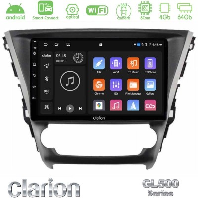 Clarion GL500 Series 8Core Android ClarionOS 4+64GB  Toyota Avensis 2015-2018 Navigation Multimedia Tablet 9