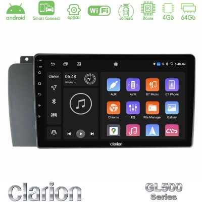 Clarion GL500 Series 8Core Android ClarionOS 4+64GB  Volvo S60 2004-2009 Navigation Multimedia Tablet 9