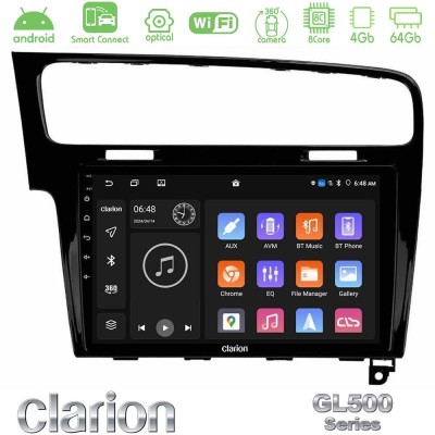 Clarion GL500 Series 8Core Android ClarionOS 4+64GB  VW GOLF 7 Navigation Multimedia Tablet 10