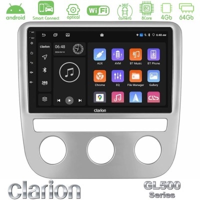 Clarion GL500 Series 8Core Android ClarionOS 4+64GB  VW Scirocco 2008-2014 Navigation Multimedia Tablet 9