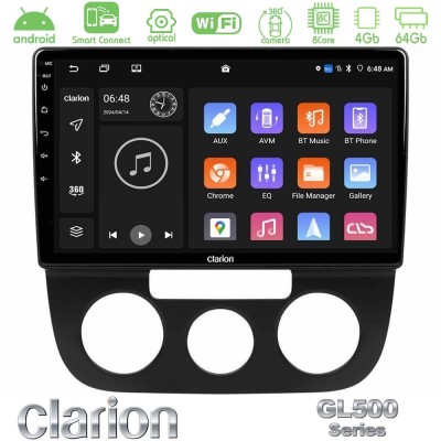 Clarion GL500 Series 8Core Android ClarionOS 4+64GB  VW Jetta Navigation Multimedia Tablet 10