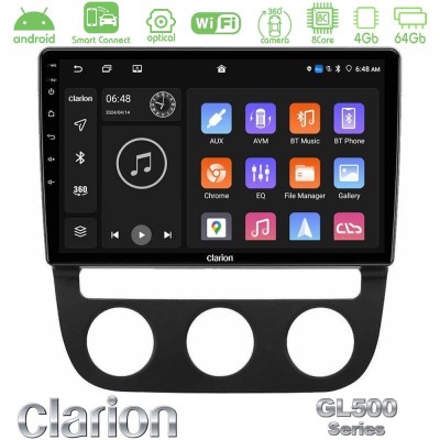 Clarion GL500 Series 8Core Android ClarionOS 4+64GB  VW Jetta Navigation Multimedia Tablet 10
