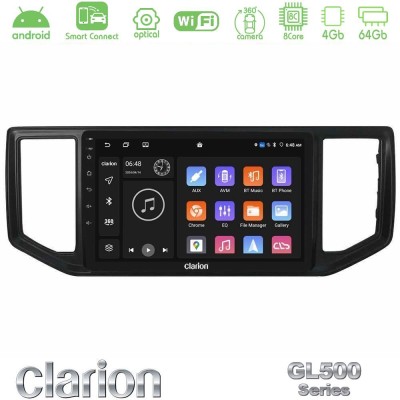 Clarion GL500 Series 8Core Android ClarionOS 4+64GB  VW Amarok 2017-2022 Navigation Multimedia Tablet 9
