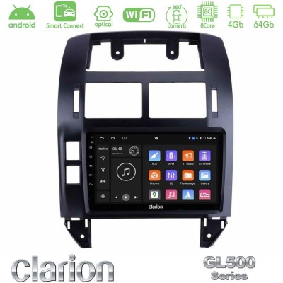 Clarion GL500 Series 8Core Android ClarionOS 4+64GB  VW Polo 2002-2009 Navigation Multimedia Tablet 9