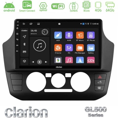 Clarion GL500 Series 8Core Android ClarionOS 4+64GB VW Up/Skoda Citigo/Seat Mii Navigation Multimedia Tablet 9