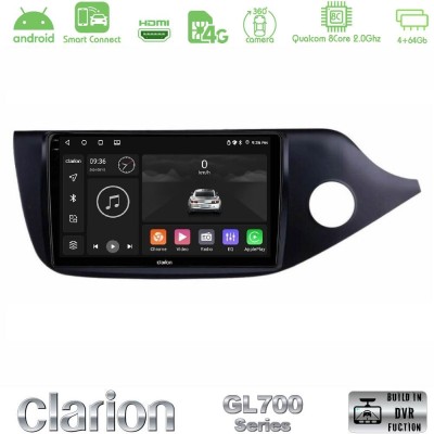 Clarion GL700 QUALCOMM Series 8Core Android ClarionOS 4+64GB Kia Cee’d/ProCeed 2013-2017 RHD Navigation Multimedia Tablet 9
