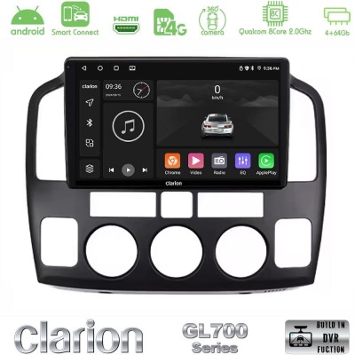 Clarion GL700 QUALCOMM Series 8Core Android ClarionOS 4+64GB Suzuki Grand Vitara 2003-2005 Navigation Multimedia Tablet 9