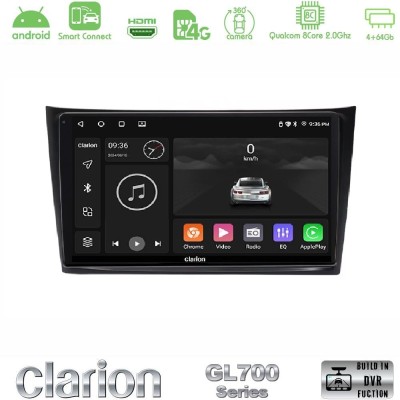 Clarion GL700 QUALCOMM Series Volvo XC90 2006-2014 8Core Android ClarionOS 4+64GB Navigation Multimedia Tablet 10