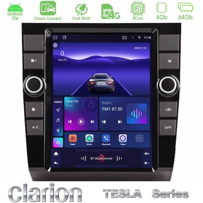 Clarion GL300 Tesla Series Android OS 8Core 4+64GB Audi A4 Navigation Multimedia Tablet 9.7