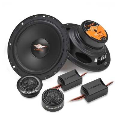 Cadence IQ Series IQ65KGE 2-Way Component Kit Car Audio Speakers | 60W RMS, 150W Peak Power No Grills