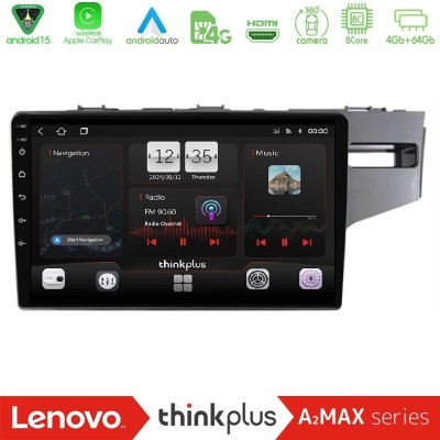 Lenovo Thinkplus A2MAX Series 8Core Android15 4+64GB Honda Jazz 2013-2020 RHD Navigation Multimedia Tablet 9
