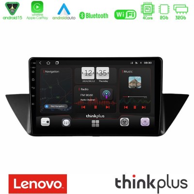 Lenovo Thinkplus Series 4Core Android15 2+32GB  BMW Χ1 E84 Navigation Multimedia Tablet 10