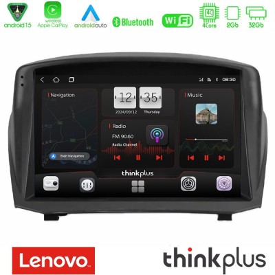 Lenovo Thinkplus Series 4Core Android15 2+32GB  Ford Fiesta 2008-2012 Navigation Multimedia Tablet 9