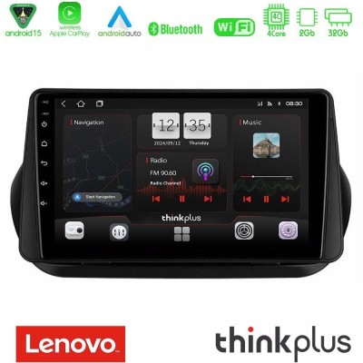 Lenovo Thinkplus Series 4Core Android15 2+32GB  Fiat Fiorino/Citroen Nemo/Peugeot Bipper Navigation Multimedia Tablet 10