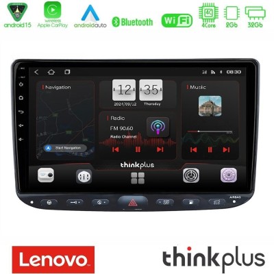 Lenovo Thinkplus Series 4Core Android15 2+32GB Fiat Punto/ Evo Navigation Multimedia Tablet 9