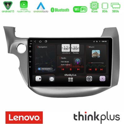 Lenovo Thinkplus Series 4Core Android15 2+32GB  Honda Jazz 2009-2013 Navigation Multimedia Tablet 10