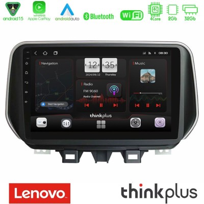 Lenovo Thinkplus Series 4Core Android15 2+32GB  Hyundai Tucson 2019-> Navigation Multimedia Tablet 9