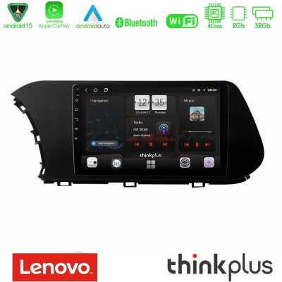 Lenovo Thinkplus Series 4Core Android15 2+32GB  Hyundai i20 2021-2023 Navigation Multimedia Tablet 10