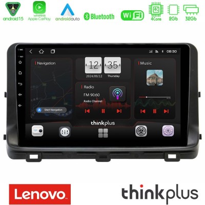 Lenovo Thinkplus Series 4Core Android15 2+32GB  Kia Ceed 2018-2023 Navigation Multimedia Tablet 10