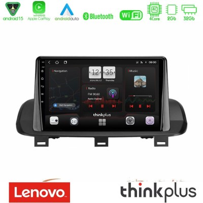 Lenovo Thinkplus Series 4Core Android15 2+32GB  Nissan Qashqai J12 & X-Trail T33 Navigation Multimedia Tablet 10