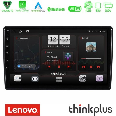 Lenovo Thinkplus Series 4Core Android15 2+32GB Opel Combo/Vectra /Vivaro/Agila Navigation Multimedia Tablet 10