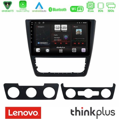 Lenovo Thinkplus Series 4Core Android15 2+32GB  Skoda Yeti 2009-> Navigation Multimedia Tablet 10