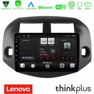 Lenovo Thinkplus Series 4Core Android15 2+32GB  Toyota Rav4 2006-2012 Navigation Multimedia Tablet 10
