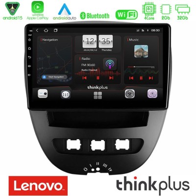 Lenovo Thinkplus Series 4Core Android15 2+32GB  Toyota Aygo/Citroen C1/Peugeot 107 Navigation Multimedia Tablet 10