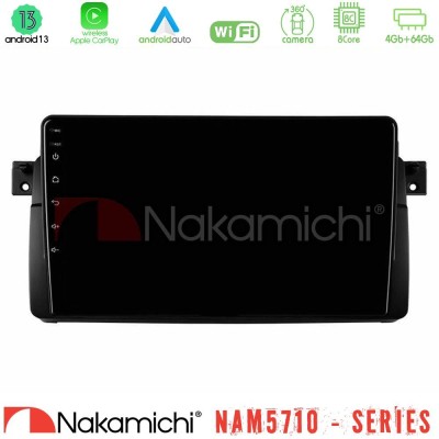 Nakamichi NAM5710 Series 8Core Android13 4+64GB  BMW E46 Navigation Multimedia Tablet 9