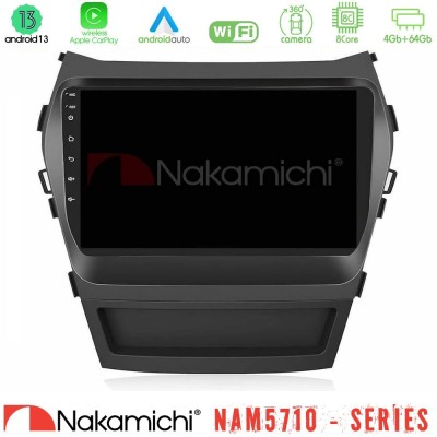 Nakamichi NAM5710 Series 8Core Android13 4+64GB Hyundai iX45 2012-2017 Navigation Multimedia Tablet 9