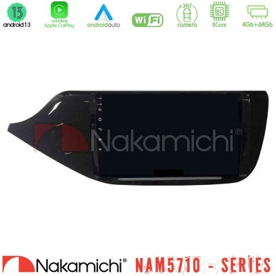 Nakamichi NAM5710 Series 8Core Android13 4+64GB  Kia Ceed 2013-2017 Navigation Multimedia Tablet 9
