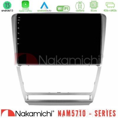 Nakamichi NAM5710 Series 8Core Android13 4+64GB  Skoda Octavia 5 Navigation Multimedia Tablet 10