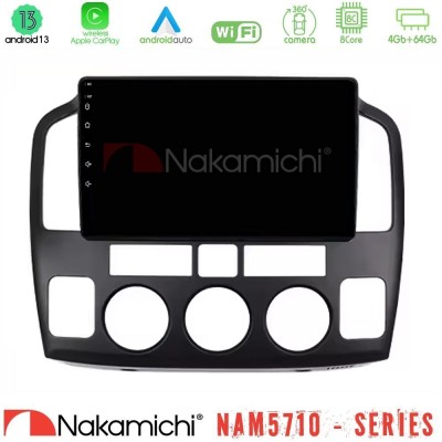 Nakamichi NAM5710 Series 8Core Android13 4+64GB  Suzuki Grand Vitara 2003-2005 Navigation Multimedia Tablet 9