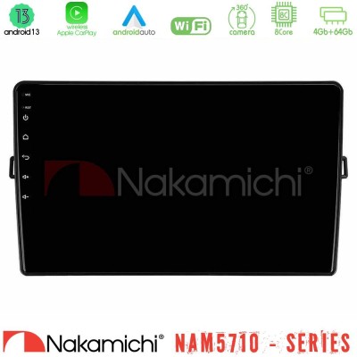 Nakamichi NAM5710 Series 8Core Android13 4+64GB  Toyota Auris Navigation Multimedia Tablet 10