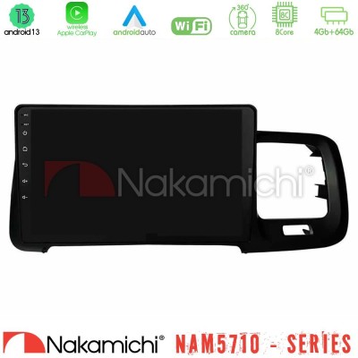 Nakamichi NAM5710 Series 8Core Android13 4+64GB  Volvo S60 2010-2018 Navigation Multimedia Tablet 9