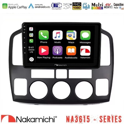 Nakamichi NA3615 Series Με Wireless Carplay & Android Auto  Suzuki Grand Vitara 2003-2005 Media Station Tablet 9