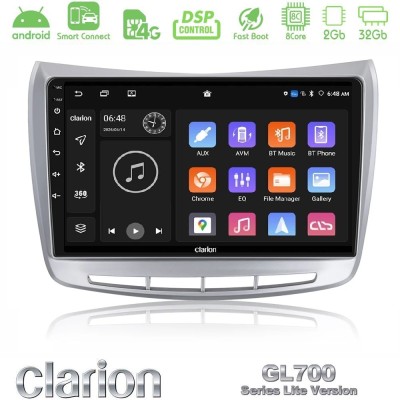 Clarion GL700 Lite Series 8Core Android ClarionOS 2+32GB Lancia Delta 2008 – 2014 Navigation Multimedia Tablet 9