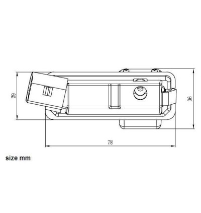 Bizzar VW Golf 7 Κάμερα Οπισθοπορείας