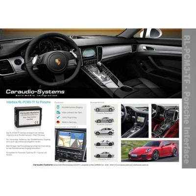 Porsche PCM3.0 & PCM3.1 Rear+Front Camera Interface