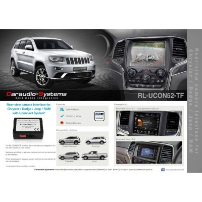 Dodge & Jeep Rear Camera Interface με UConnect8.4