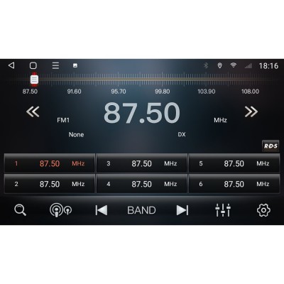 Bizzar M8 Series Fiat 500L 8core Android12 4+32GB Navigation Multimedia Tablet 9