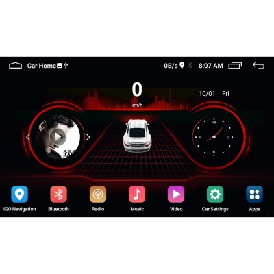 Bizzar 4C Series Toyota Corolla 2008-2010 4Core Android12 2+16GB Navigation Multimedia Tablet 9