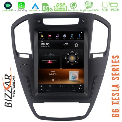 Bizzar Opel Insignia 2008-2013 Android 11 (8+128GB) Tesla Multimedia Station 10,4