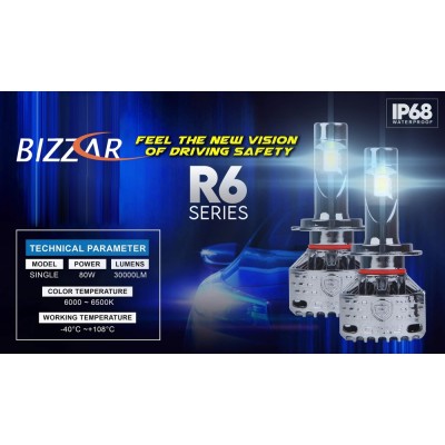 Bizzar R6 9005 LED Head Light